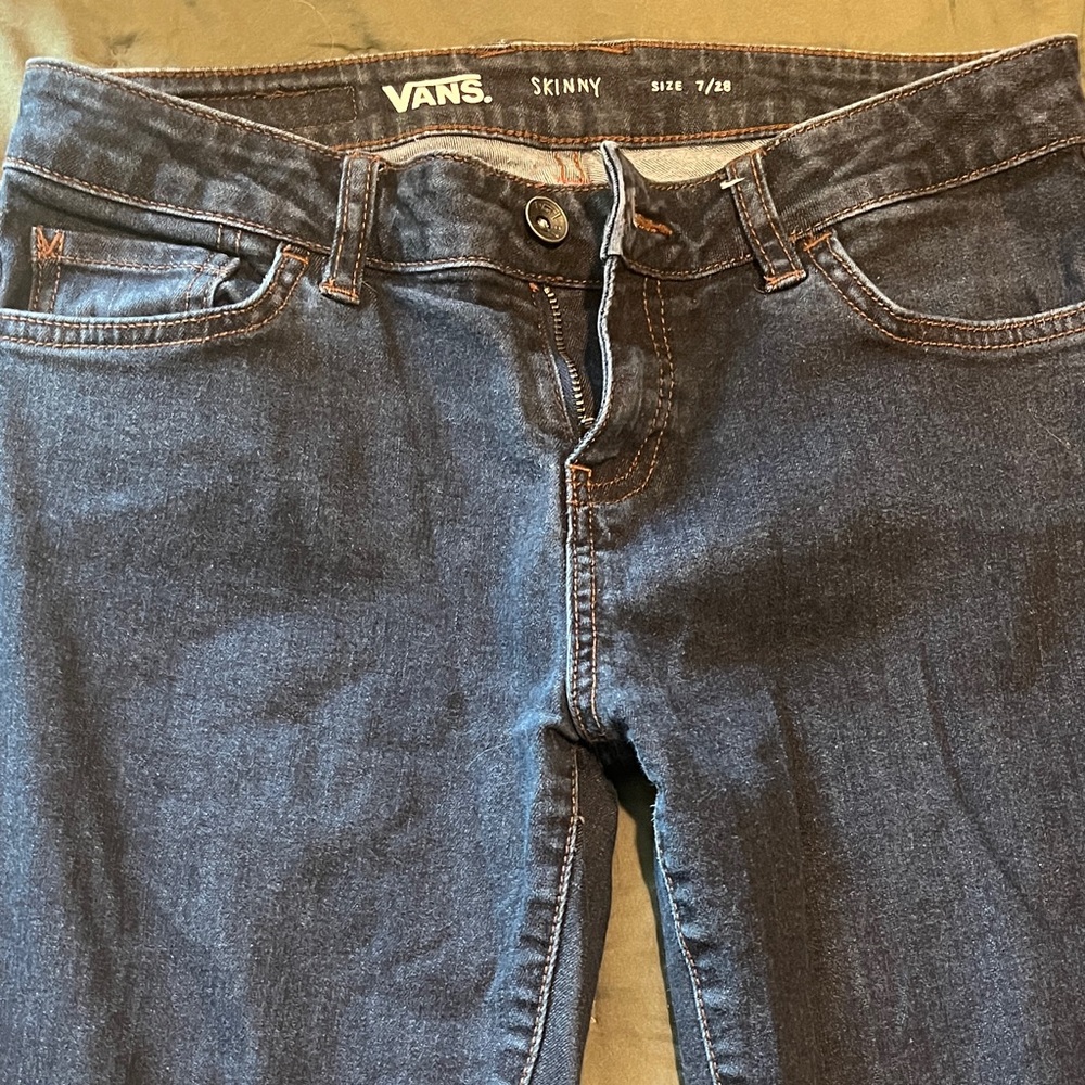 Vans Women's Dark Indigo Skinny Jeans